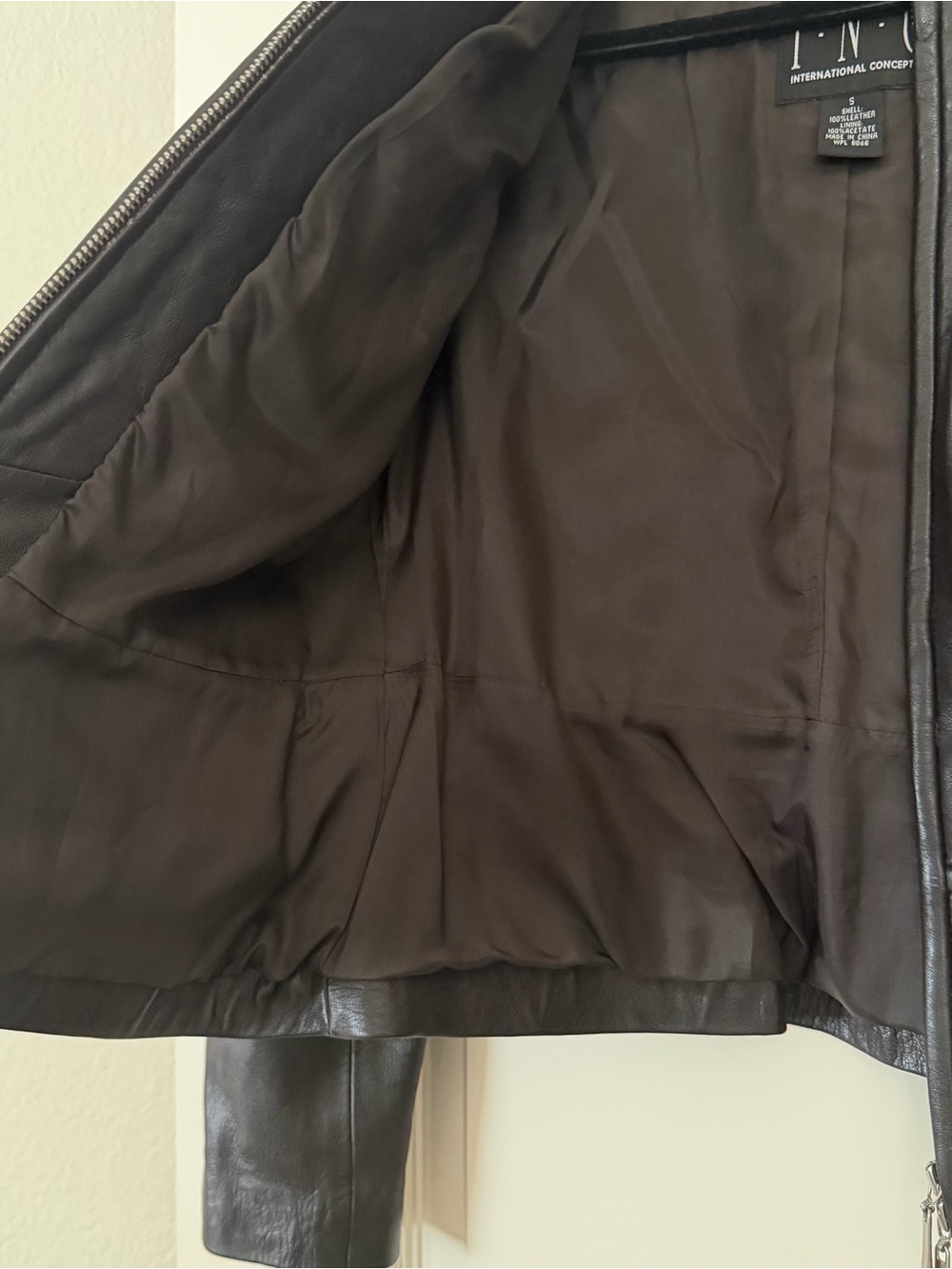Dark Brown Leather Jacket - Picture 4 of 6